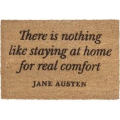 Artsy Jane Austen Doormat