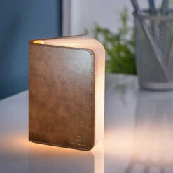 Gingko Book Light - Mini -Literary Gift Shop book light leather mini 2
