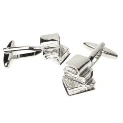 FCD Stack Of Books Cufflinks -Literary Gift Shop book stack cufflinks3