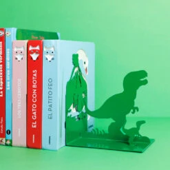 Balvi Jurassic Bookend -Literary Gift Shop bookend jurassic green metal 27701B