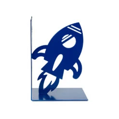 Balvi Space Walk Bookend -Literary Gift Shop bookend space walk blue metal 27702D