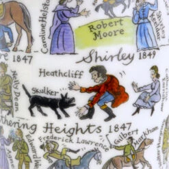 McLaggan Brontës Timeline Mug -Literary Gift Shop bronte sisters mug D