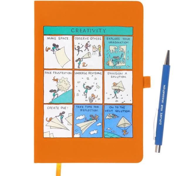 TLGC Mimaki Creativity - Grant Snider Notebook And Pen 1 TLGC Mimaki Creativity - Grant Snider Notebook And Pen