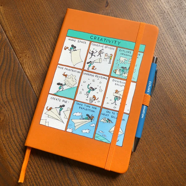 TLGC Mimaki Creativity - Grant Snider Notebook And Pen 6 TLGC Mimaki Creativity - Grant Snider Notebook And Pen - Image 6