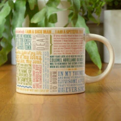 UPG First Lines In Literature Mug -Literary Gift Shop first lines mug lifestyle2