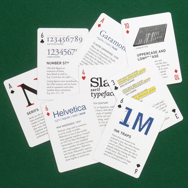 Forrest Media The Font Deck Playing Cards 2 Forrest Media The Font Deck Playing Cards - Image 2