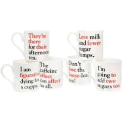TLGC Grammar Grumble Mugs Set