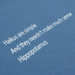 TLGC Epson Haikus Are...Hippopotamus Unisex T-Shirt -Literary Gift Shop haikus are.hippopotamus unisex t shirt 5B2 5D 426 p