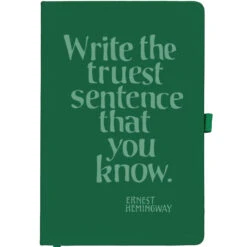 TLGC Mimaki Ernest Hemingway Writerly Quote Notebook