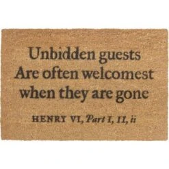 Artsy Shakespeare Doormat