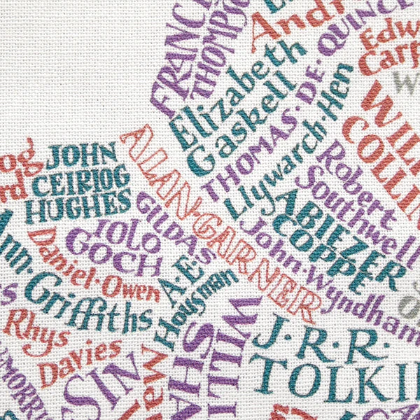 TLGC Epson Literary Map Of Britain Tea Towel 3 TLGC Epson Literary Map Of Britain Tea Towel - Image 3