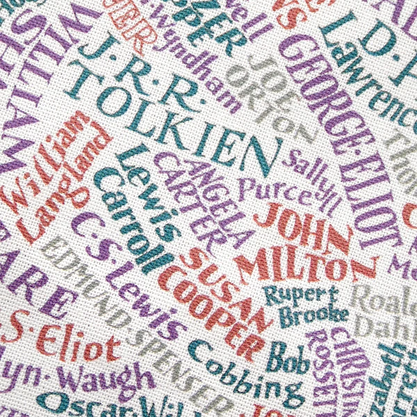 TLGC Epson Literary Map Of Britain Tea Towel 2 TLGC Epson Literary Map Of Britain Tea Towel - Image 2