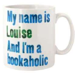 Personalised Personalised Bookaholic Mug -Literary Gift Shop personalised bookaholic mug blue green 9515 p 9dbc4627 013d 4a43 9694 9083563c1dca
