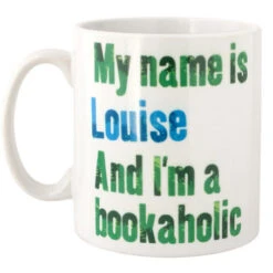Personalised Personalised Bookaholic Mug -Literary Gift Shop personalised bookaholic mug blue green 5B2 5D 9515 p c3d2474c fac8 4c07 9880 e93386c5582f