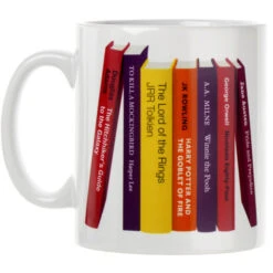 Personalised Personalised Bookshelf Mug -Literary Gift Shop personalised bookshelf mug 4