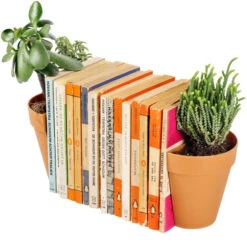 Suck Plant Pot Bookends