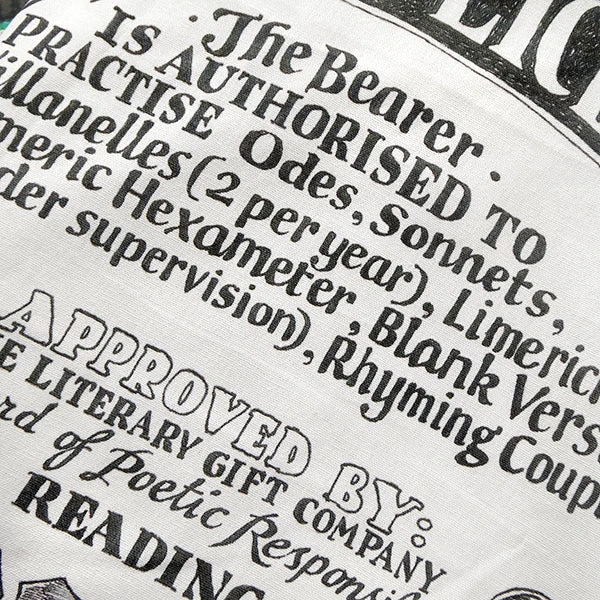 TLGC Epson Poetic Licence Tea Towel 2 TLGC Epson Poetic Licence Tea Towel - Image 2