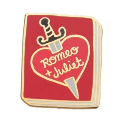 Ideal Bookshelf Romeo And Juliet Enamel Pin