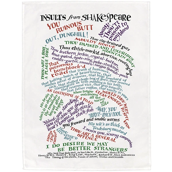TLGC Epson Shakespearean Insults Tea Towel 1 TLGC Epson Shakespearean Insults Tea Towel