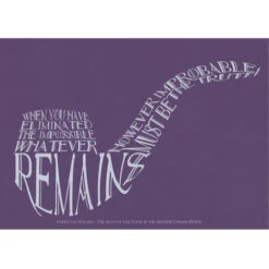 Star Editions Sherlock Holmes Quote Card