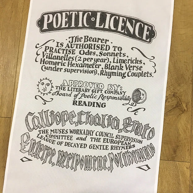 TLGC Epson Poetic Licence Tea Towel 4 TLGC Epson Poetic Licence Tea Towel - Image 4
