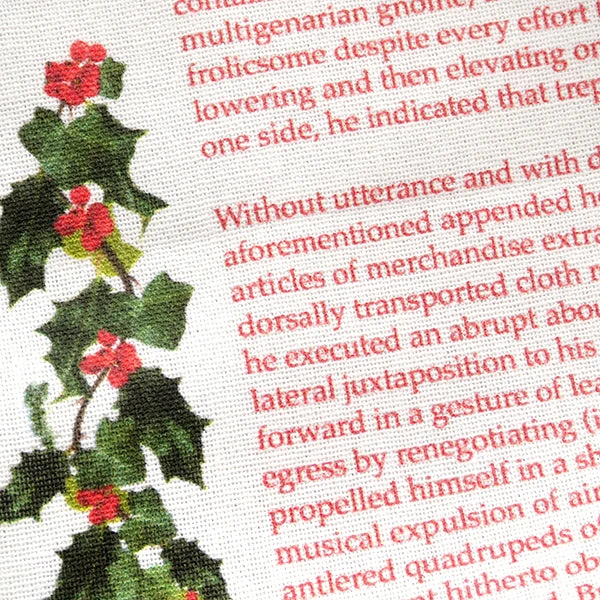 TLGC Epson 'Twas The Nocturnal Segment Of The Diurnal Period Preceding The Annual Yuletide Celebration Tea Towel 2 TLGC Epson 'Twas The Nocturnal Segment Of The Diurnal Period Preceding The Annual Yuletide Celebration Tea Towel - Image 2