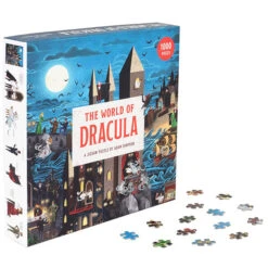 Laurence King The World Of Dracula 1000-Piece Jigsaw Puzzle -Literary Gift Shop worlddraculajigsawA