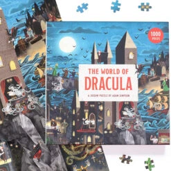 Laurence King The World Of Dracula 1000-Piece Jigsaw Puzzle -Literary Gift Shop worlddraculajigsawC