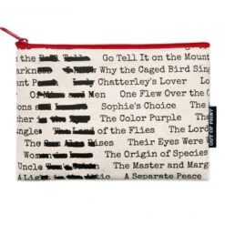 Out Of Print Zipped Pouch - Banned Books